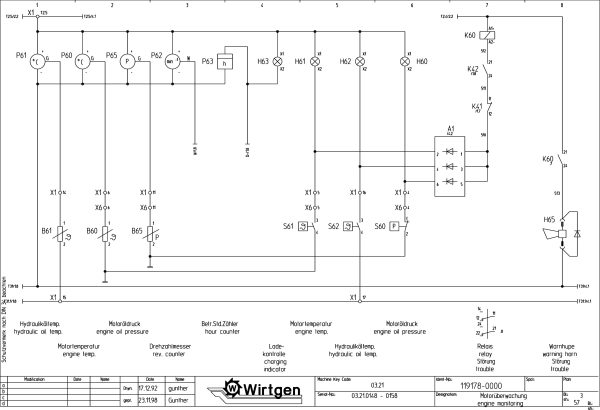 Wirtgen Cold Milling Machine 2100 DC DCR Circuit Diagram 119178 00 1 scaled
