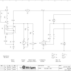 Wirtgen Cold Milling Machine 2100 DC DCR Circuit Diagram 124770 00 scaled