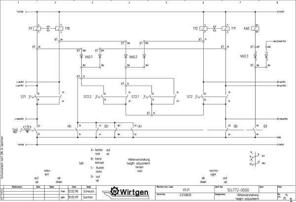 Wirtgen Cold Milling Machine 2100 DC DCR Circuit Diagram 124772 00 1 scaled