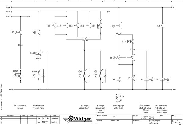 Wirtgen Cold Milling Machine 2100 DC DCR Circuit Diagram 124777 00 1 scaled