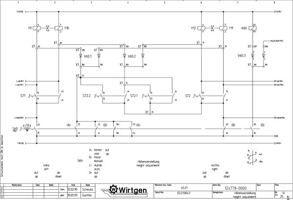 Wirtgen Cold Milling Machine 2100 DC DCR Circuit Diagram 124778 00 1 scaled