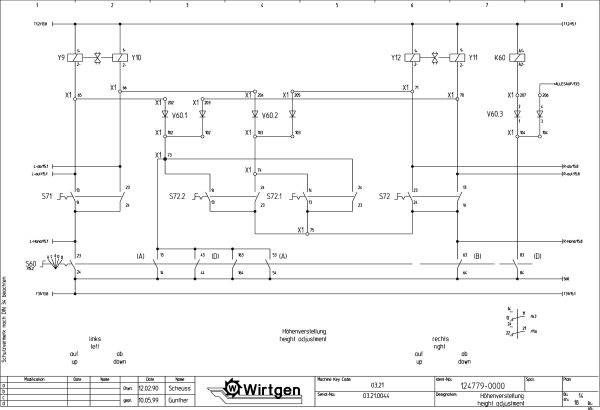 Wirtgen Cold Milling Machine 2100 DC DCR Circuit Diagram 124779 00 1 scaled