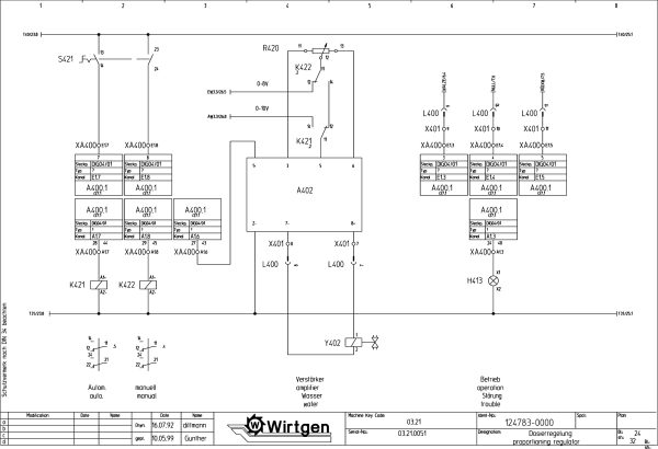 Wirtgen Cold Milling Machine 2100 DC DCR Circuit Diagram 124783 00 1 scaled