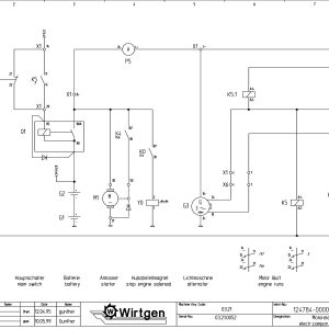 Wirtgen Cold Milling Machine 2100 DC DCR Circuit Diagram 124784 00 scaled