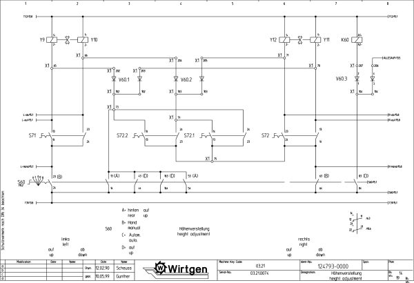Wirtgen Cold Milling Machine 2100 DC DCR Circuit Diagram 124793 00 1 scaled