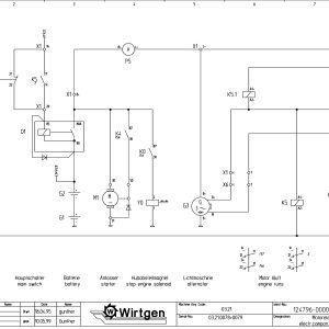 Wirtgen Cold Milling Machine 2100 DC DCR Circuit Diagram 124796 00 scaled