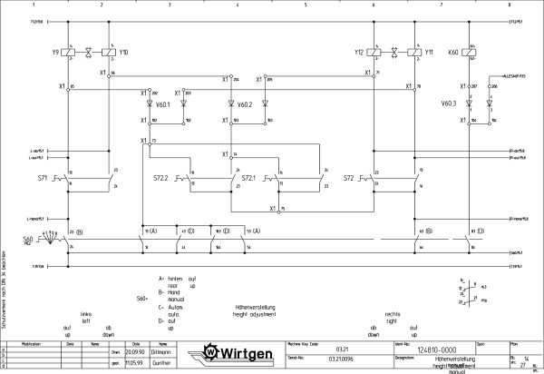 Wirtgen Cold Milling Machine 2100 DC DCR Circuit Diagram 124810 00 1 scaled