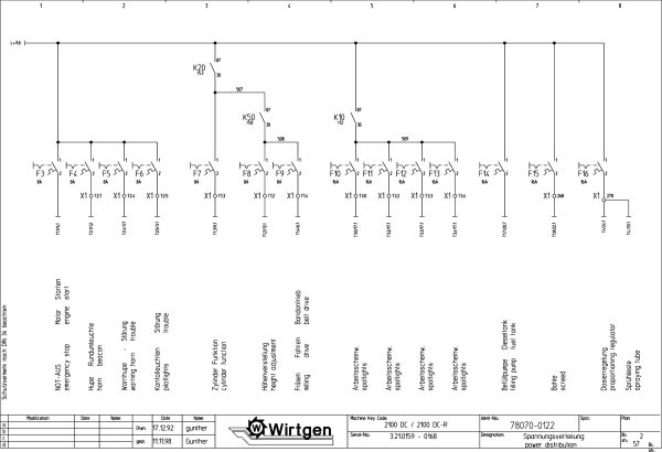 Wirtgen Cold Milling Machine 2100 DC DCR Circuit Diagram 78070 22 1 scaled