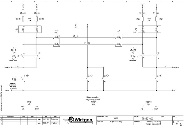 Wirtgen Cold Milling Machine 2100 DC DCR Circuit Diagram 98832 01 1 scaled