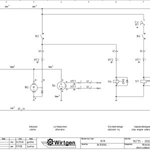 Wirtgen Cold Milling Machine W 1000 F Circuit Diagram 96735 02 scaled
