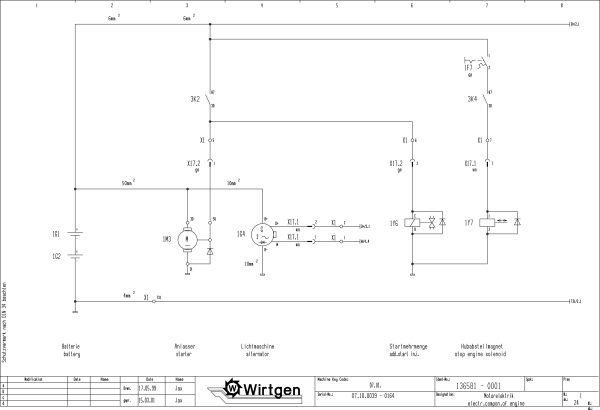 Wirtgen Cold Milling Machine W 1000 F W 1200 F W 1300 F Circuit Diagram 136581 01 scaled