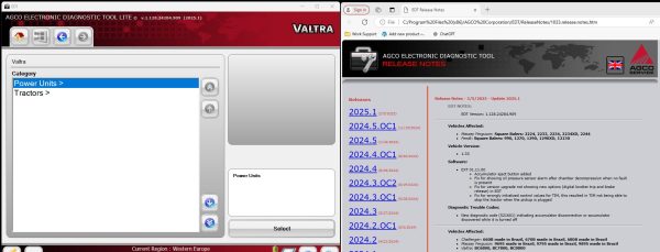 AGCO EDT V1.128.24284.909 02.2025 Diagnostic Solution 1
