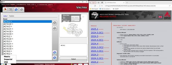 AGCO EDT V1.128.24284.909 02.2025 Diagnostic Solution 4