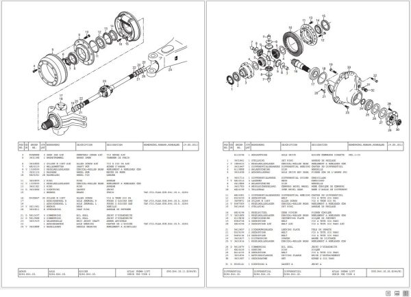 Atlas Material Handling 350MH Operators Parts Manual and Wiring Diagrams 2