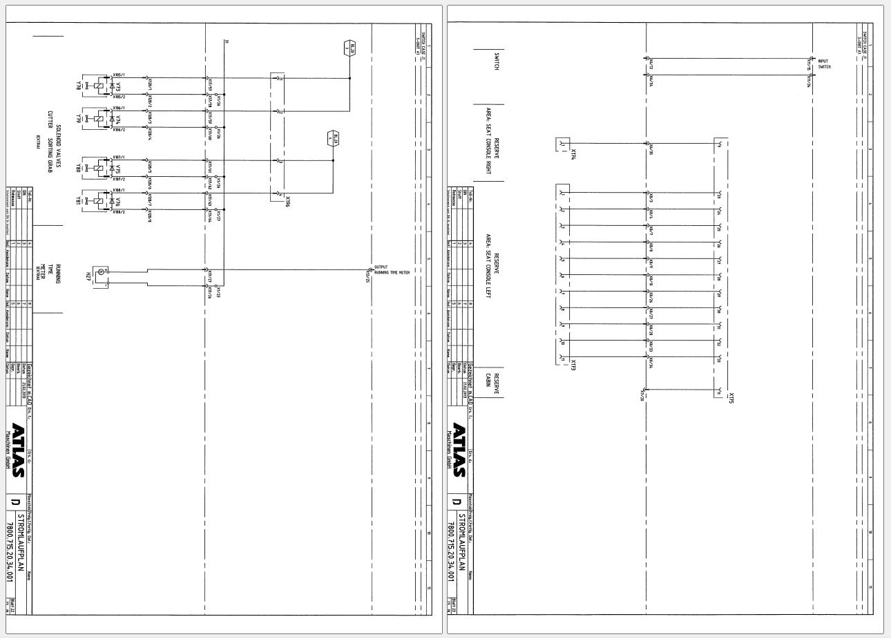 Atlas Material Handling 350MH Operators Parts Manual and Wiring Diagrams