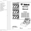 Bobcat Compact Mini Excavator 773 773HL 773T Service Manual 6900834 1