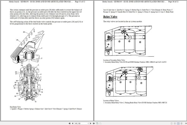 CAT Articulated Dump Truck D25D 1HK Operators Service Manual and Schematics 2