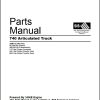 CAT Articulated Truck 740 Parts Catalog SEBP3136 1