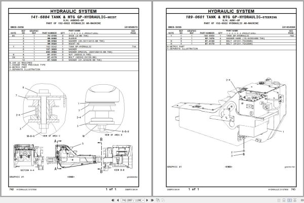 CAT Articulated Truck 740 Parts Catalog SEBP3136 2