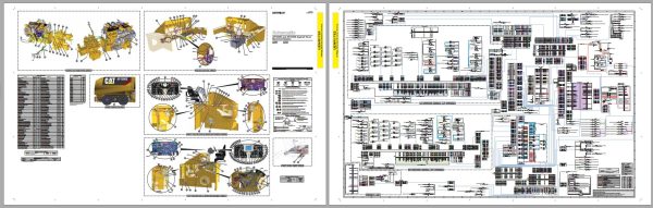 CAT Asphalt Paver AP1000E DKH Operators Service Manual and Schematics 3