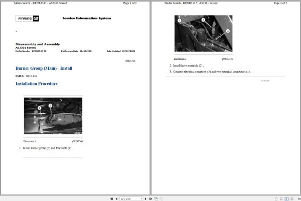 CAT Asphalt Screed AS2301 AKC Operation Maintenance Service Manual 1