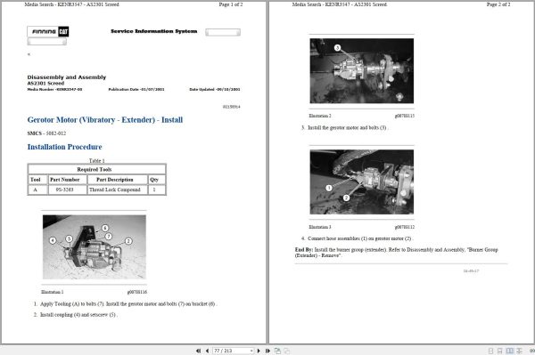 CAT Asphalt Screed AS2301 AKC Operation Maintenance Service Manual 3