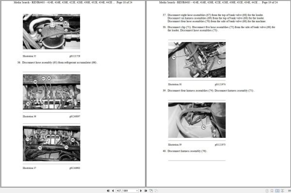 CAT Backhoe Loader 414E ELB Operators Service Manual and Schematics 2