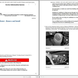 CAT Backhoe Loader 415F2 HWA Operators Service Manual and Schematics 1