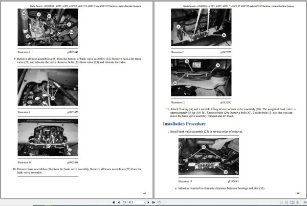 CAT Backhoe Loader 415F2 HWA Operators Service Manual and Schematics 2