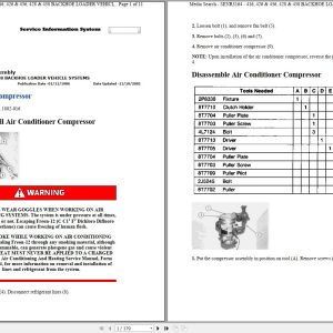 CAT Backhoe Loader 416 5PC Operators Service Manual and Schematics 1
