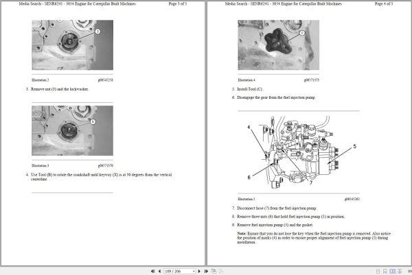 CAT Backhoe Loader 416B 8ZK Operators Service Manual and Schematics 2