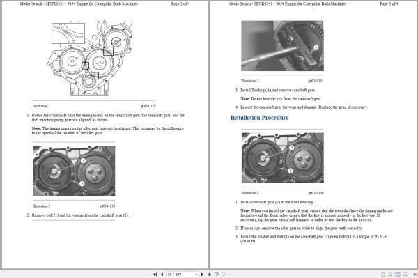 CAT Backhoe Loader 416C 4ZN Operators Service Manual and Schematics 3