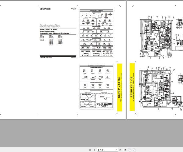 CAT Backhoe Loader 416C 4ZN Operators Service Manual and Schematics 5