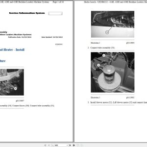 CAT Backhoe Loader 416E LMS Operators Service Manual and Schematics 1