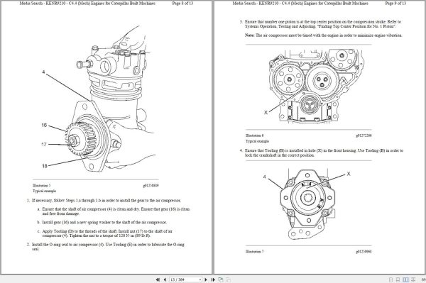 CAT Backhoe Loader 416F LWT Operators Service Manual and Schematics 2