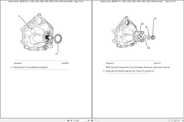 CAT Backhoe Loader 420D BKC Operators Service Manual and Schematics 2