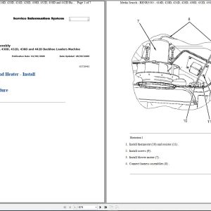 CAT Backhoe Loader 420D BLN Operators Service Manual and Schematics 1