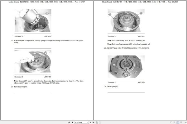 CAT Backhoe Loader 420E HLS Operators Service Manual and Schematics 2