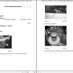 CAT Backhoe Loader 420E PRA Operators Service Manual and Schematics 1