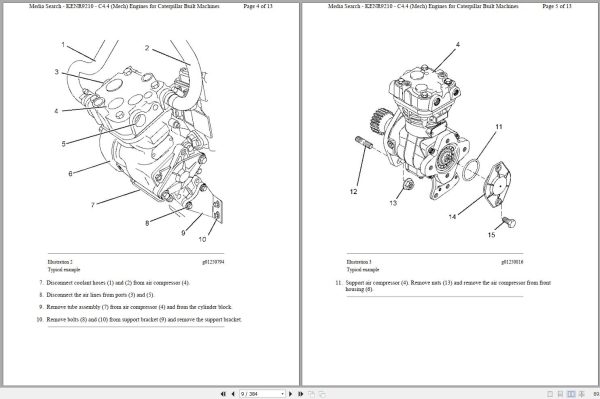 CAT Backhoe Loader 420F LTG Operators Service Manual and Schematics 2