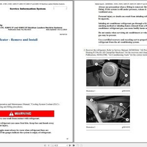 CAT Backhoe Loader 420F2 LYB Operators Service Manual and Schematics 1