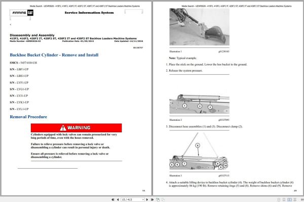 CAT Backhoe Loader 420F2 LYC Operators Service Manual and Schematics 1