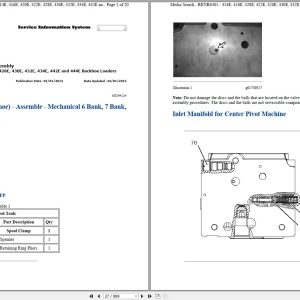 CAT Backhoe Loader 422E HBE Operators Service Manual and Schematics 1