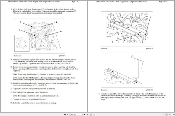 CAT Backhoe Loader 422E HBE Operators Service Manual and Schematics 2
