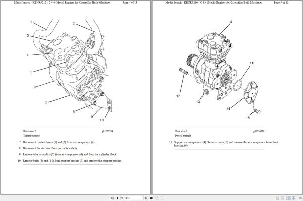 CAT Backhoe Loader 422E MAW Operators Service Manual and Schematics 2