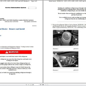 CAT Backhoe Loader 422F2 LYF Operators Service Manual and Schematics 1