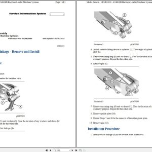 CAT Backhoe Loader 424B HD JRY Operators Service Manual and Schematics 1