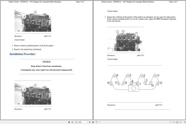 CAT Backhoe Loader 426B 5YJ Operators Service Manual and Schematics 2