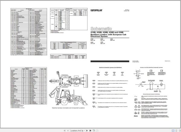 CAT Backhoe Loader 426B 5YJ Operators Service Manual and Schematics 3