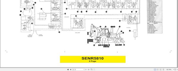CAT Backhoe Loader 426B 5YJ Operators Service Manual and Schematics 5